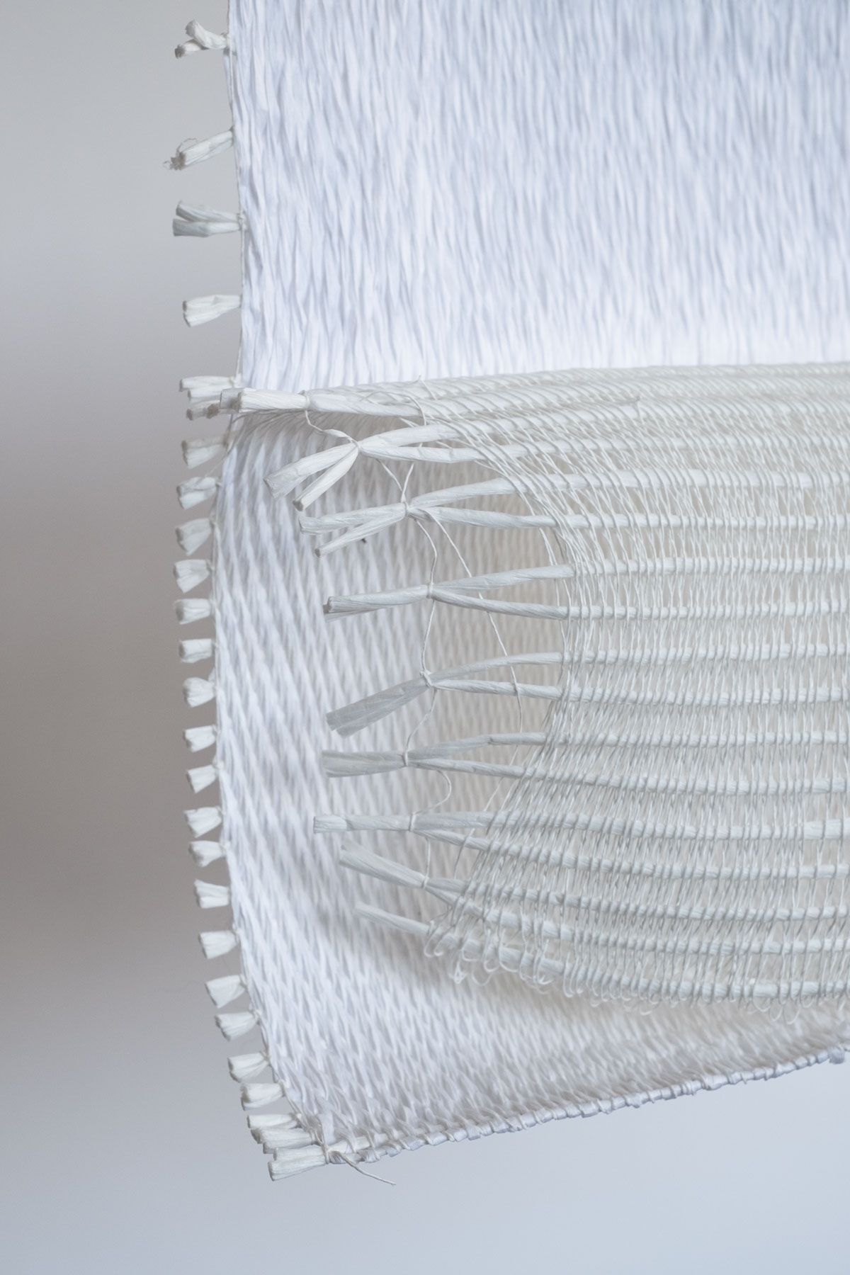 Duplice Svolta Bidirezionale (2020) 54x37x14 cm paper yarn